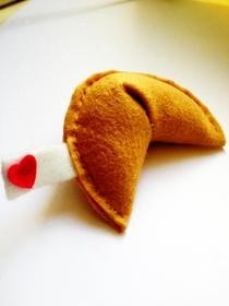 Felt Fortune Cookie