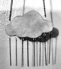 Raining Cloud Necklace