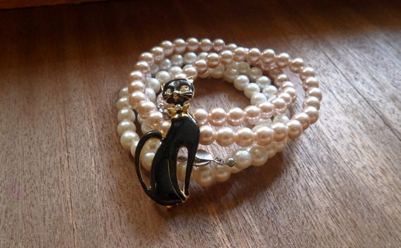 Quick And Easy  Multi Strand Pearl Bracelet