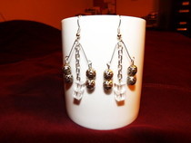 D.I.Y. Chandelier Earrings From Safety Pins!