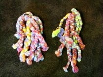 Braided Wool Hair Falls