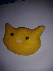 Cat Shape Catnip Cat Toy.