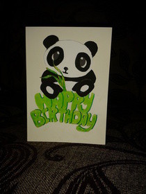 Panda Birthday Card