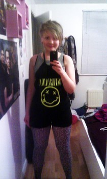 Nirvana T Shirt To Playsuit Recon
