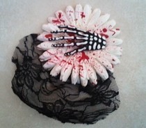 Skeleton Hand/Zombie Hair Clip 