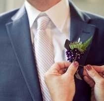 Crystal Boutonniere