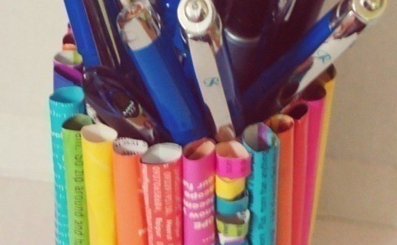 Colorful Pencil Holder