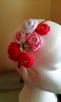 Rolled Roses And Diamantes.