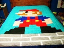 Mario Quilt Block