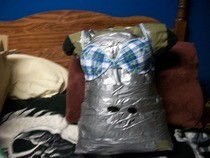 My Duct Tape Mannequin