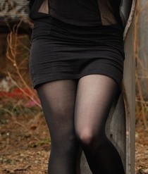 Old Shirt To Tight Skirt