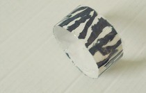 Zebra Print Paper Bracelet