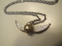 Golden Snitch Charm Necklace!