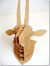 Cardboard Antelope