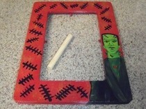 Hand Painted Frankenstein Frame