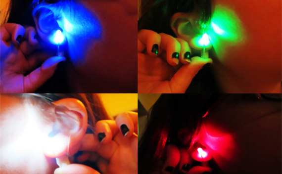 Led Light Up Earrings!?