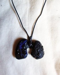 Black Lungs Necklace