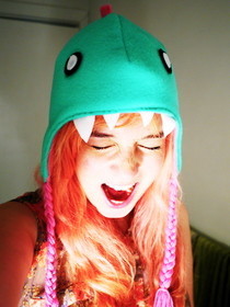 Fleece Dino Hat