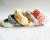 Knitted Bangles
