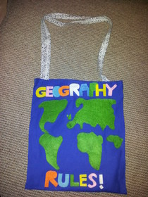 "Geography Rules!" Tote Bag