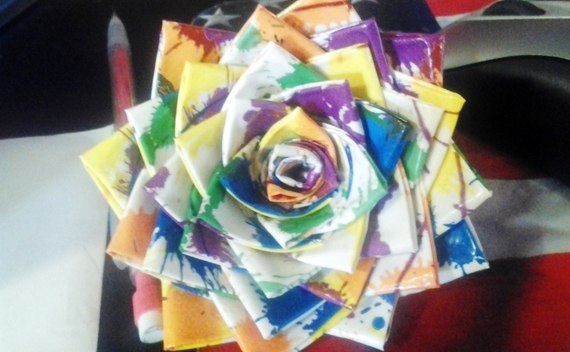 Duct Tape Rose