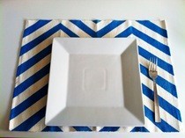 Chevron Striped Place Mat