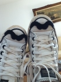 Mustache Converses!!
