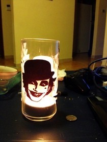 Music Theamed Glass Candles