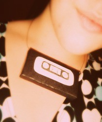 Cassette Tape Necklace