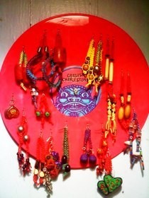 Record Earring Holder