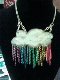 Raining Cloud Necklace