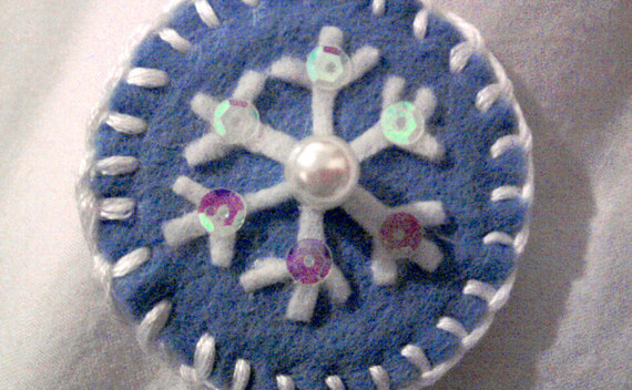 Snowflake Brooch