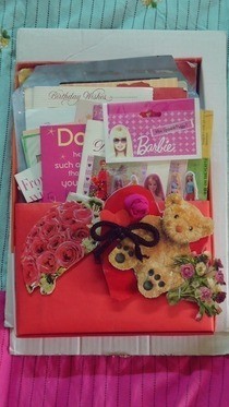 Shoe Box Lid Card Holder