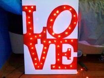 Illuminated Love On Canvas Hilarious!!!!