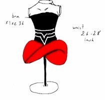 Well This Is A Dress I Designed But I Didnt Have The Chance To Make But I Hope You Like It Audrey :)