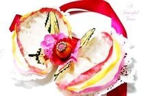 Coffee Filter Wrist Corsage