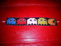 Pacman Bead Loom Bracelet