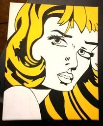 Roy Lichtenstein Type Painting.
