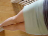 Old Shirt To Tight Skirt