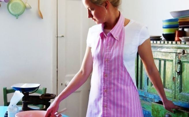 Butt-On Down Shirt Apron