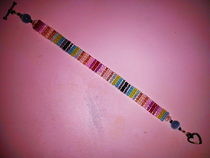 Miyuki Bead Loomed Bracelet   Spring Love