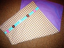 Simple Baby Blanket With Buttons