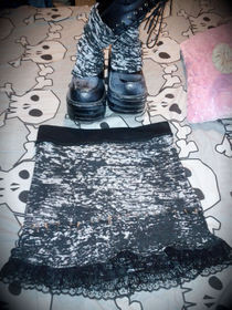 Little Miss Apocalypse [Up Cycled Skirt]