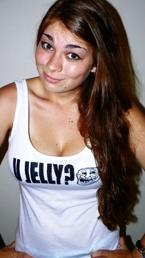 "U Jelly?" Trollface Top