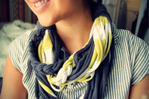 Recycled T Shirt Scarf