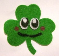 Cute Shamrock Brooch