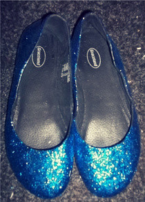 Glitter Shoes.