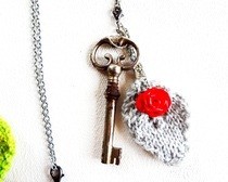 Vintage Key Pendant