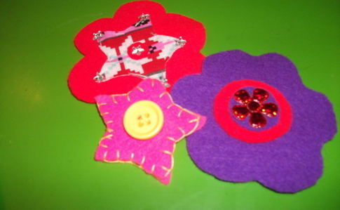 Felt Brooches