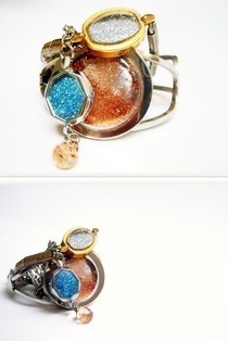 Upcycled Glitter Jewelry